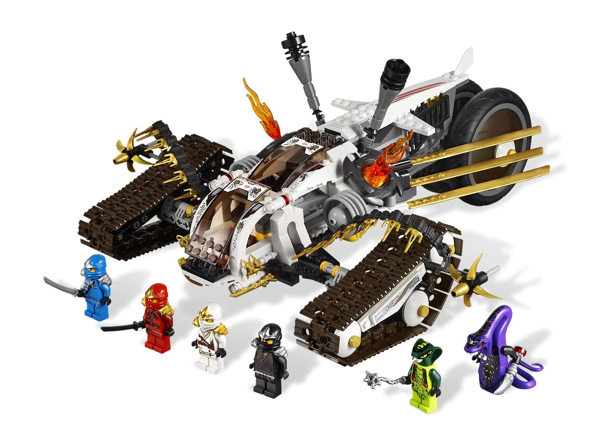 9449 Ultra Sonic Raider (Used) LEGO Ninjago product image 1, provided for visual reference and product detail review