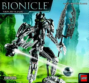 8699 Takanuva (Used) LEGO BIONICLE product image 2, provided for visual reference and product detail review