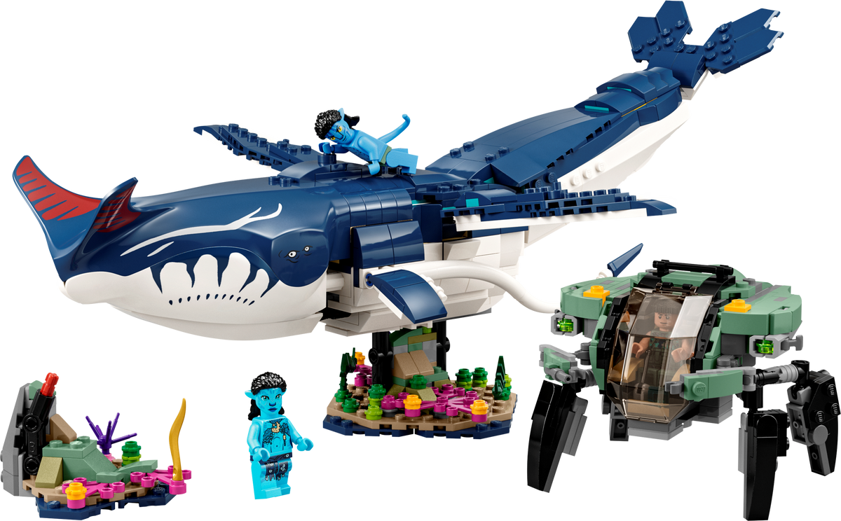 75579 Payakan the Tulkun & Crabsuit (Certified) LEGO Avatar product image 1, provided for visual reference and product