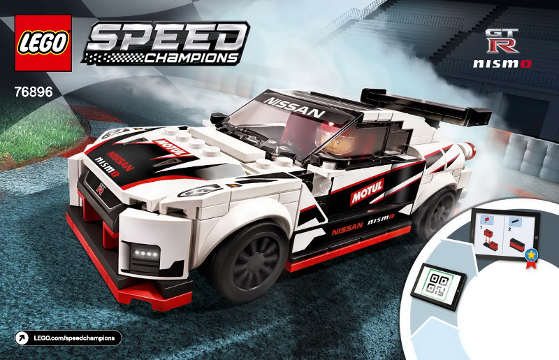 76896 Nissan GT-R NISMO (Used) LEGO Speed Champions product image 2, provided for visual reference and product detail review