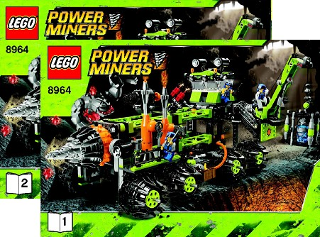 8964 Titanium Command Rig (Used) LEGO Power Miners product image 2, provided for visual reference and product detail review