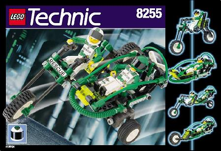 8255 Rescue Bike (Certified) LEGO TECHNIC product image 2, provided for visual reference and product detail review