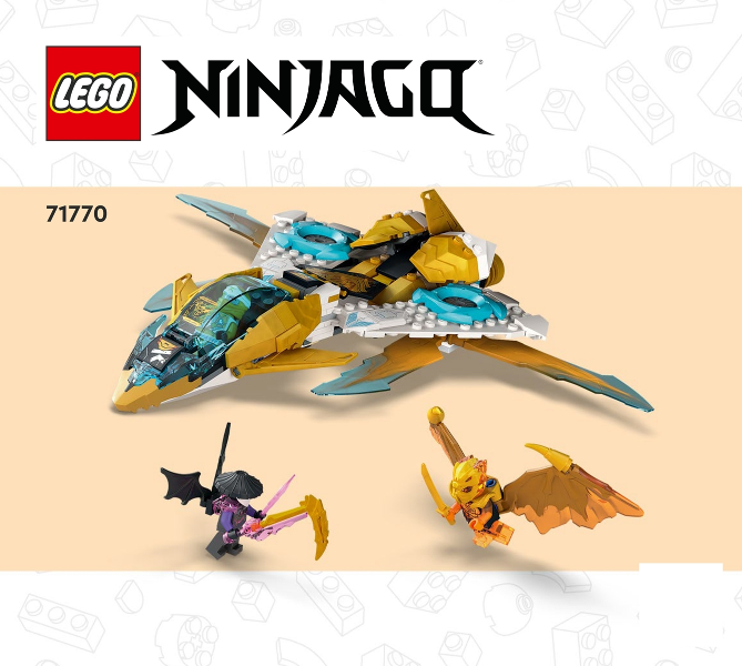 71770 Zane's Golden Dragon Jet (Certified) LEGO Ninjago product image 2, provided for visual reference and product detail