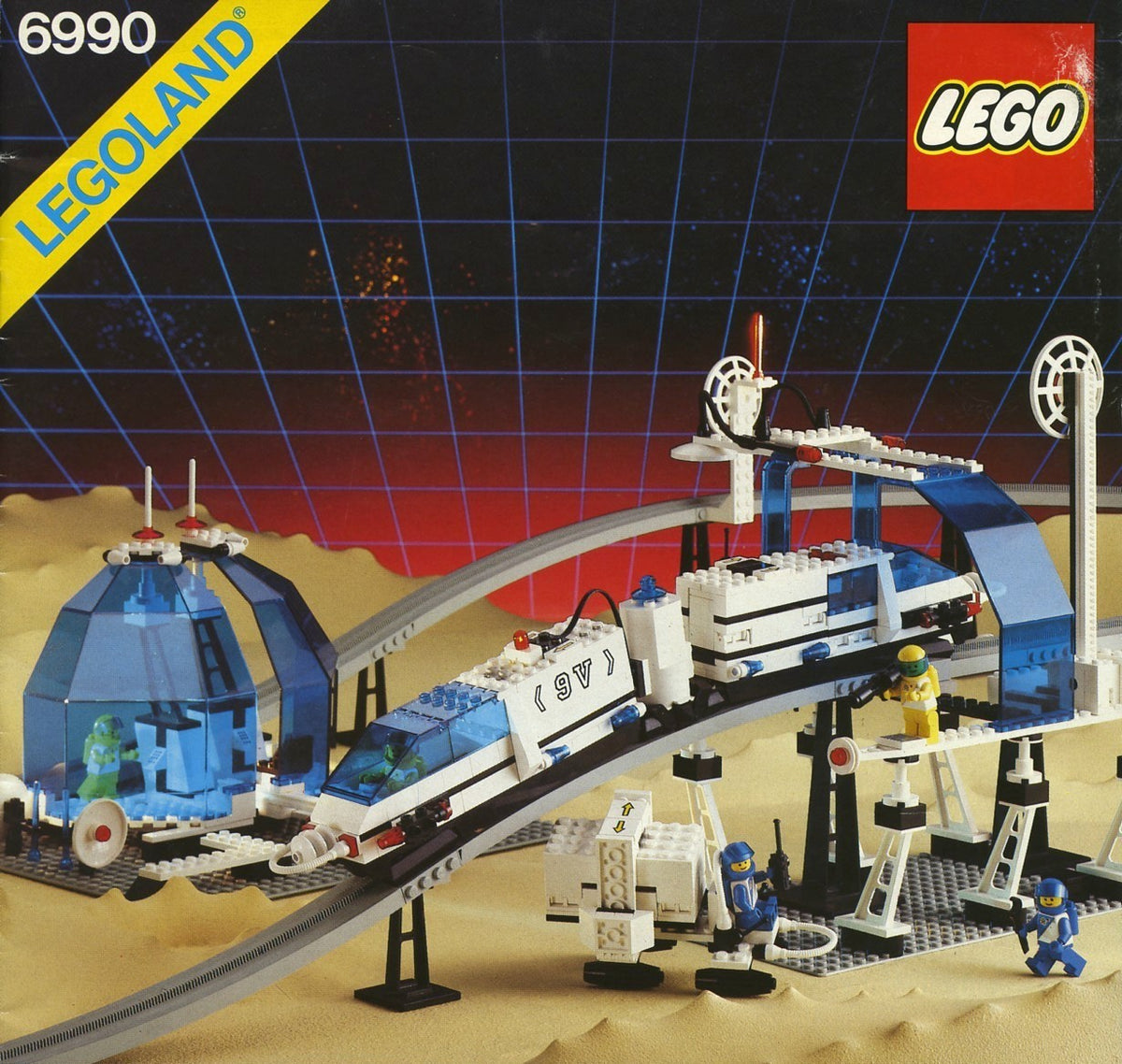 6990 Futuron Monorail Transport System (Certified) LEGO Space product image 2, provided for visual reference and product