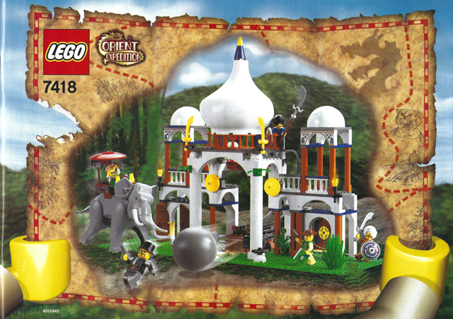 7418 Scorpion Palace (Used) LEGO Adventurers product image 2, provided for visual reference and product detail review