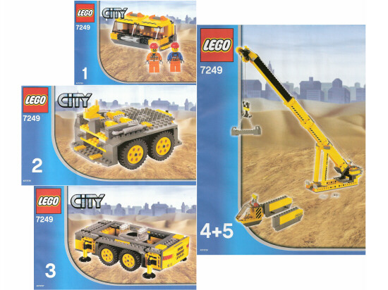 7249 XXL Mobile Crane (Used) LEGO City product image 2, provided for visual reference and product detail review