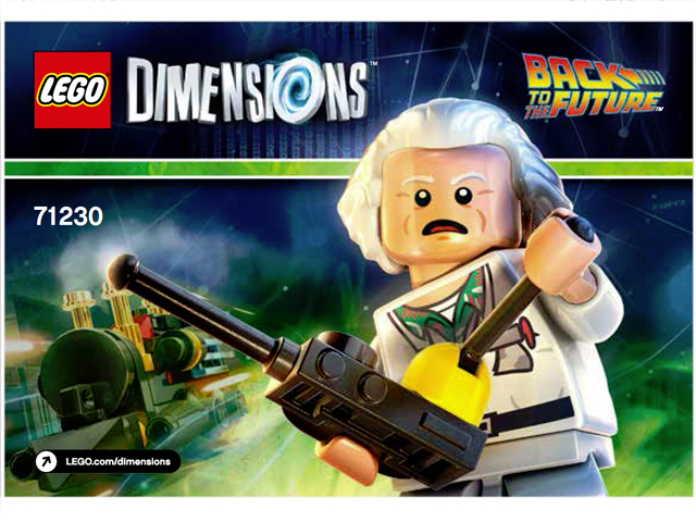 71230 Doc Brown Fun Pack (Used) LEGO Dimensions product image 2, provided for visual reference and product detail review