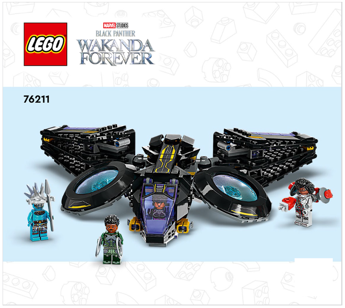 76211 Shuri's Sunbird (Certified) LEGO Super Heroes product image 2, provided for visual reference and product detail review