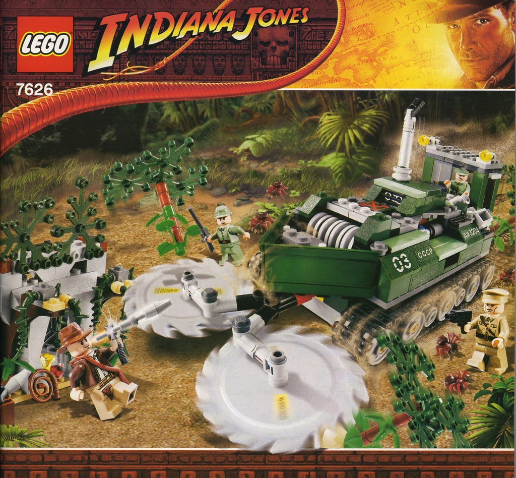 7626 Jungle Cutter (Used) LEGO Indiana Jones product image 2, provided for visual reference and product detail review