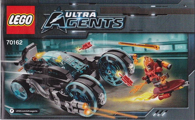 70162 Infearno Interception (Used) LEGO Ultra Agents product image 2, provided for visual reference and product detail review