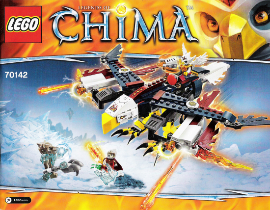 70142 Eris' Fire Eagle Flyer (Used) LEGO Legends of Chima product image 2, provided for visual reference and product detail