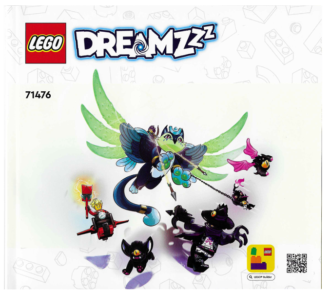 71476 Zoey and Zian the Cat-Owl (Used) LEGO Dreamzzz product image 2, provided for visual reference and product detail review