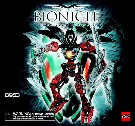 8953 Makuta Icarax (Used) LEGO BIONICLE product image 2, provided for visual reference and product detail review