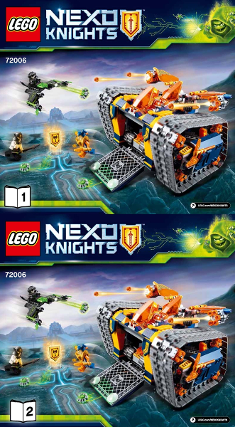 72006 Axl's Rolling Arsenal (Certified) LEGO Nexo Knights product image 2, provided for visual reference and product detail