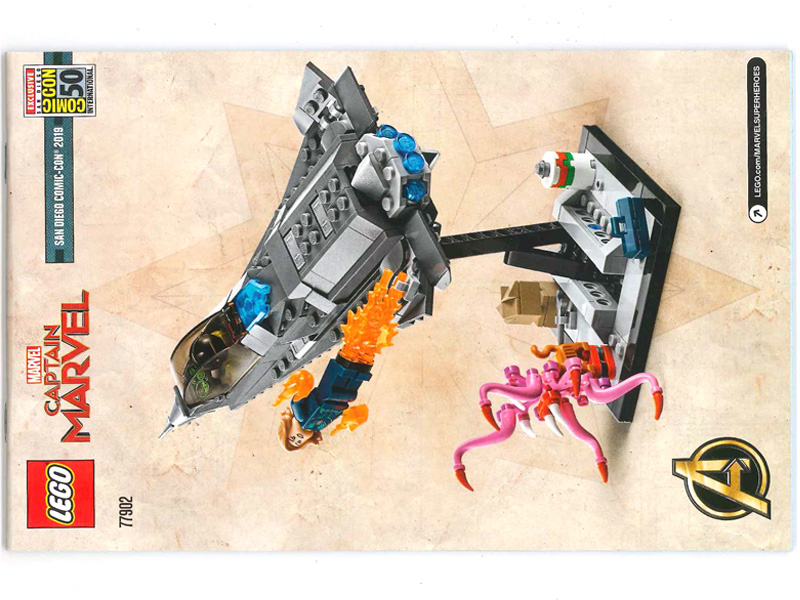77902 Captain Marvel and the Asis (Comic-Con Exclusive) (Certified) LEGO Super Heroes product image 2, provided for visual