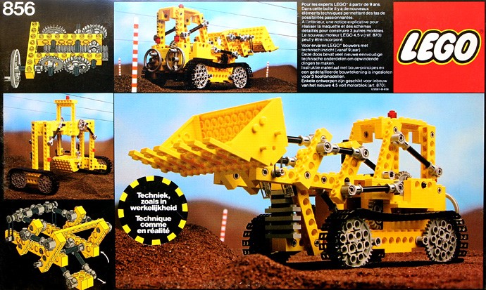 856 Bulldozer (Certified) LEGO TECHNIC product image 2, provided for visual reference and product detail review
