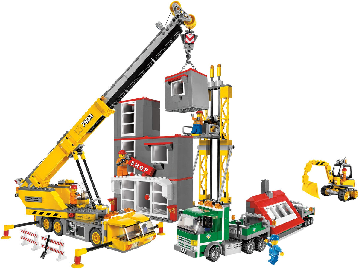 7633 Construction Site (Used) LEGO City product image 1, provided for visual reference and product detail review