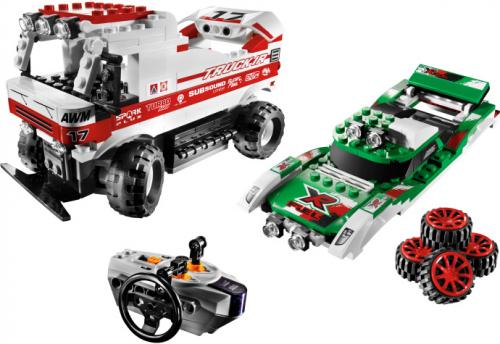 8184 Twin X-treme RC (Used) LEGO Racers product image 1, provided for visual reference and product detail review
