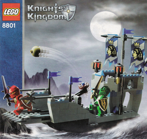 8801 Knights' Attack Barge (Used) LEGO Castle product image 2, provided for visual reference and product detail review
