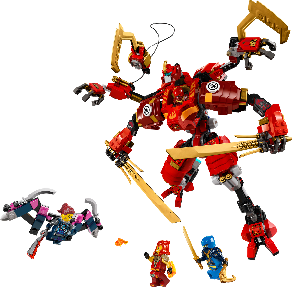 71812 Kai's Ninja Climber Mech (Used) LEGO Ninjago product image 1, provided for visual reference and product detail review