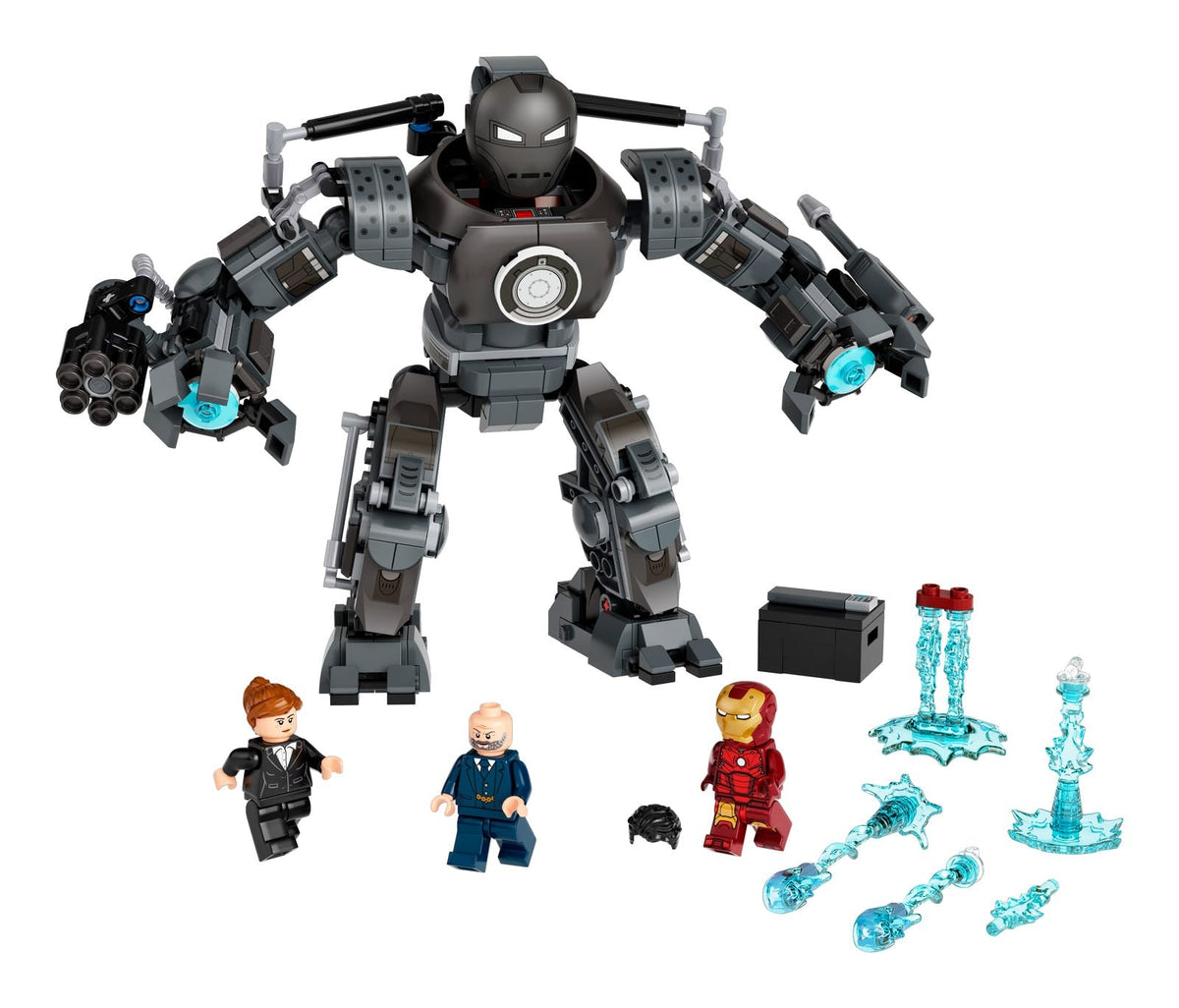 76190 Iron Man: Iron Monger Mayhem (Used) LEGO Super Heroes product image 1, provided for visual reference and product