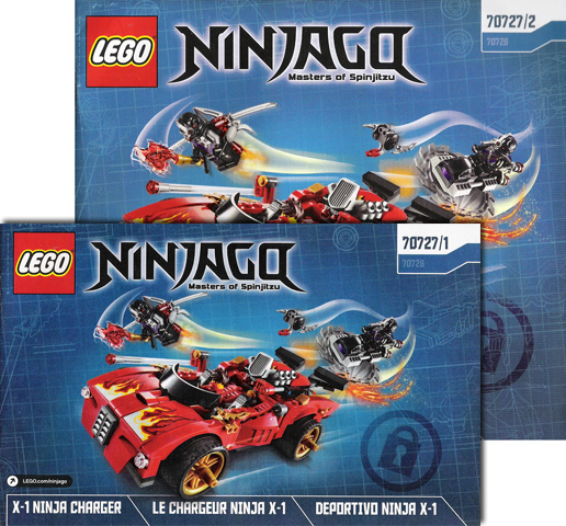 70727 X-1 Ninja Charger (Used) LEGO Ninjago product image 2, provided for visual reference and product detail review
