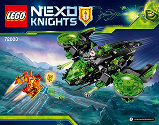 72003 Berserker Bomber (Used) LEGO Nexo Knights product image 2, provided for visual reference and product detail review