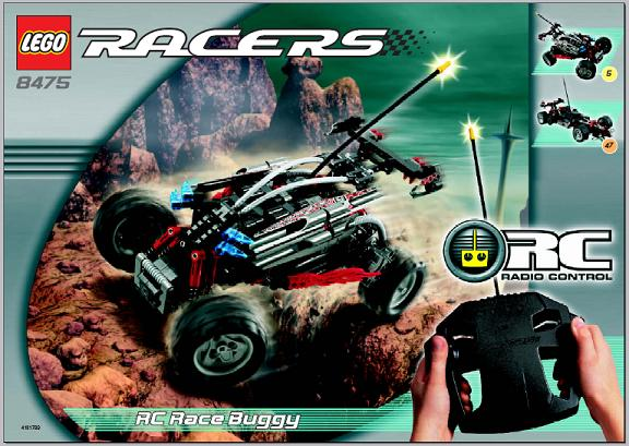 8475 RC Race Buggy (Used) LEGO Racers product image 2, provided for visual reference and product detail review