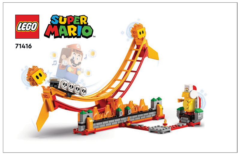 71416 Lava Wave Ride - Expansion Set (Certified) LEGO Super Mario product image 2, provided for visual reference and product