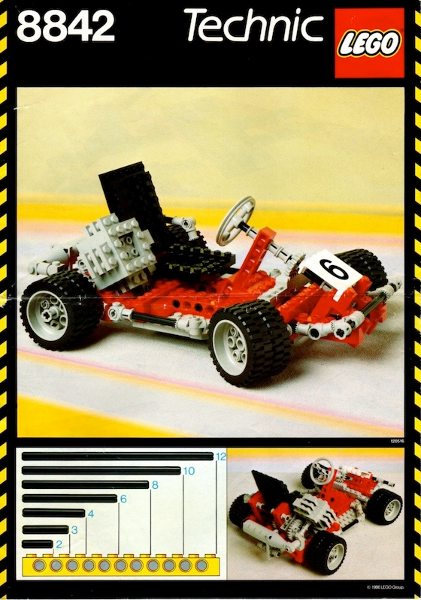 8842 Go-Cart (Used) LEGO TECHNIC product image 2, provided for visual reference and product detail review