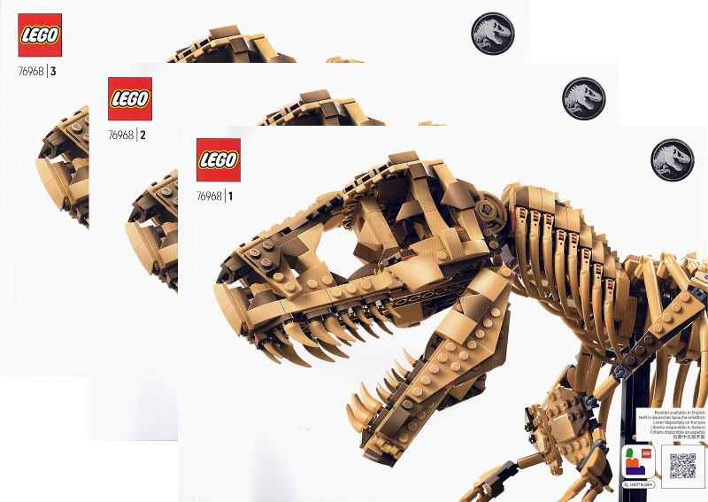 76968 Dinosaur Fossils: Tyrannosaurus Rex (Used) LEGO Jurassic World product image 2, provided for visual reference and
