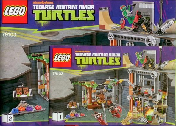 79103 Turtle Lair Attack (Used) LEGO Teenage Mutant Ninja Turtles product image 2, provided for visual reference and product