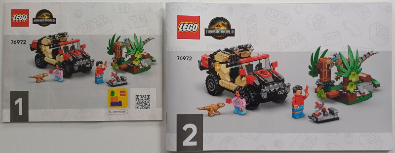 76972 Raptor Off-Road Escape (Used) LEGO Jurassic World product image 2, provided for visual reference and product detail