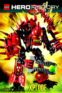 7147 XPlode (Certified) LEGO HERO Factory product image 2, provided for visual reference and product detail review