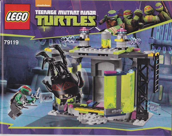 79119 Mutation Chamber Unleashed (Used) LEGO Teenage Mutant Ninja Turtles product image 2, provided for visual reference and