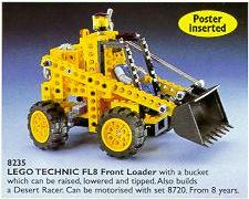 8235 Front End Loader / FL8 Front Loader (Used) LEGO TECHNIC product image 1, provided for visual reference and product