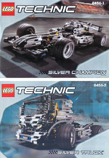 8458 Silver Champion (Used) LEGO TECHNIC product image 2, provided for visual reference and product detail review