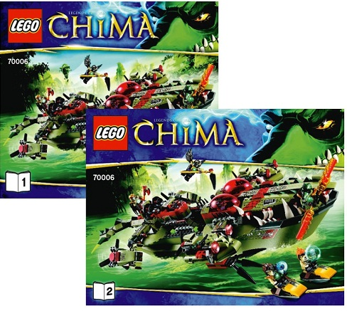 70006 Cragger's Command Ship (Certified) LEGO Legends of Chima product image 2, provided for visual reference and product
