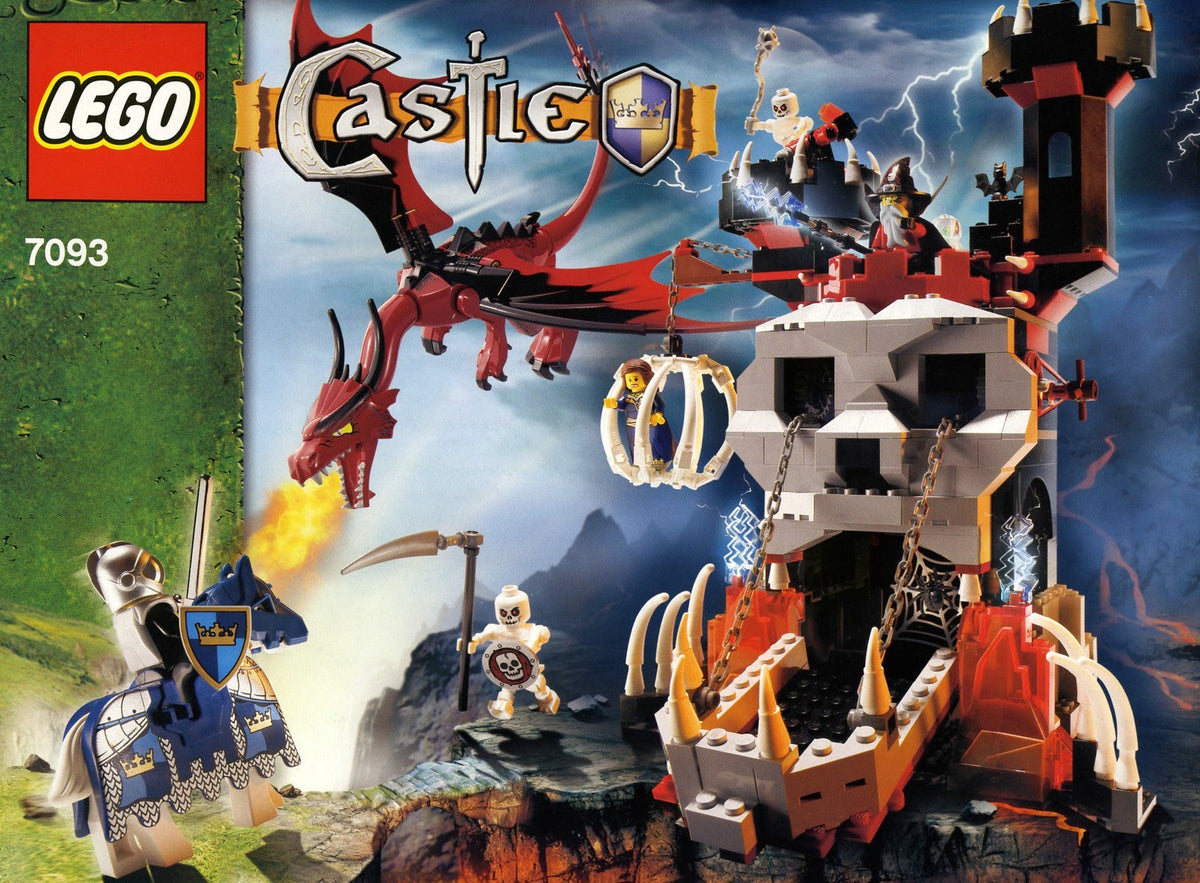 7093 Skeleton Tower (Used) LEGO Castle product image 2, provided for visual reference and product detail review