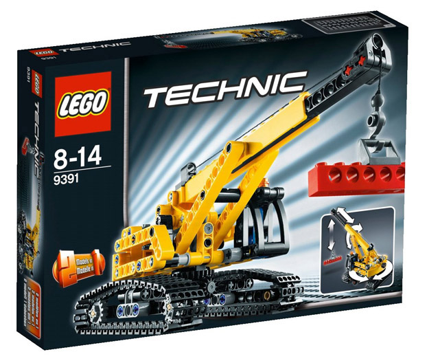 9391 Tracked Crane (Retired) LEGO TECHNIC product image 1, provided for visual reference and product detail review