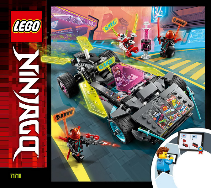 71710 Ninja Tuner Car (Used) LEGO Ninjago product image 2, provided for visual reference and product detail review