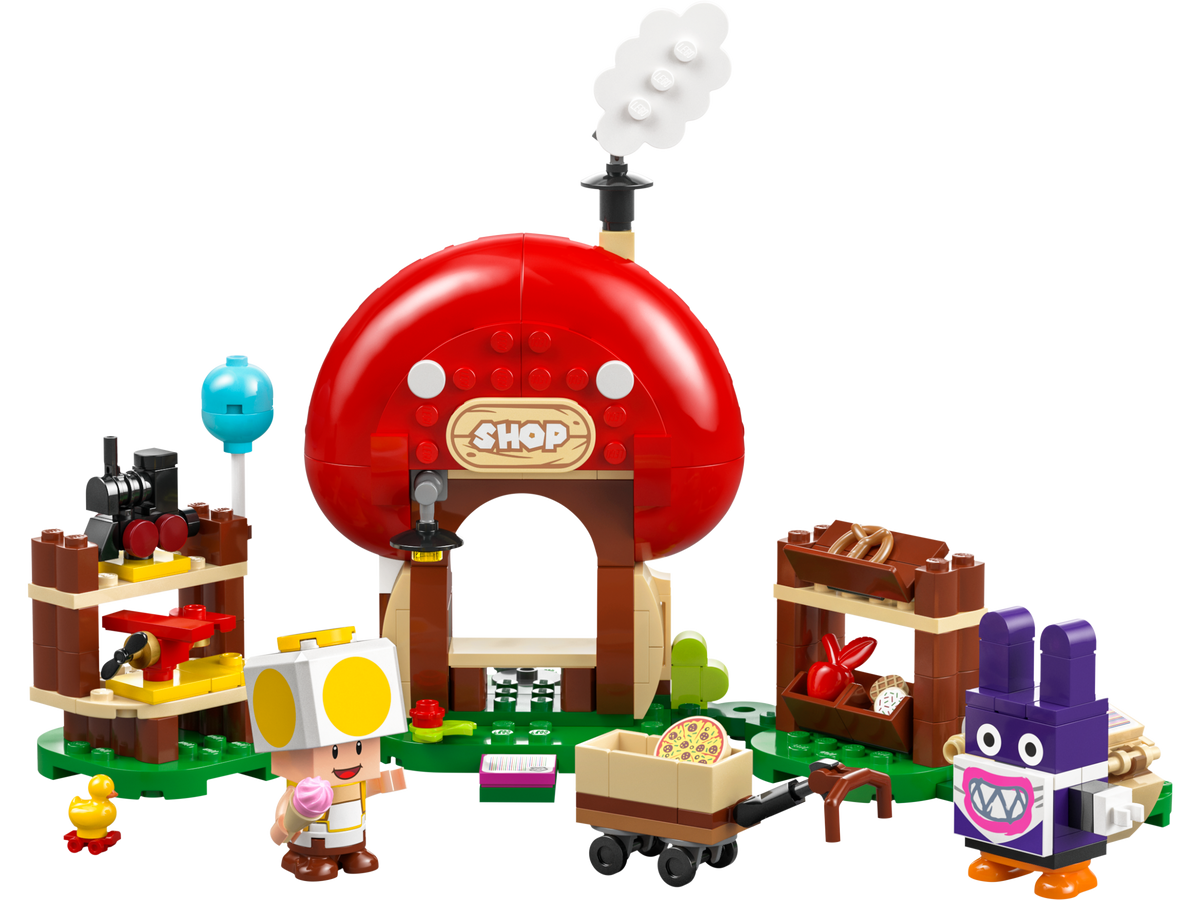 71429 Nabbit at Toad's Shop - Expansion Set (Certified) LEGO Super Mario product image 1, provided for visual reference and