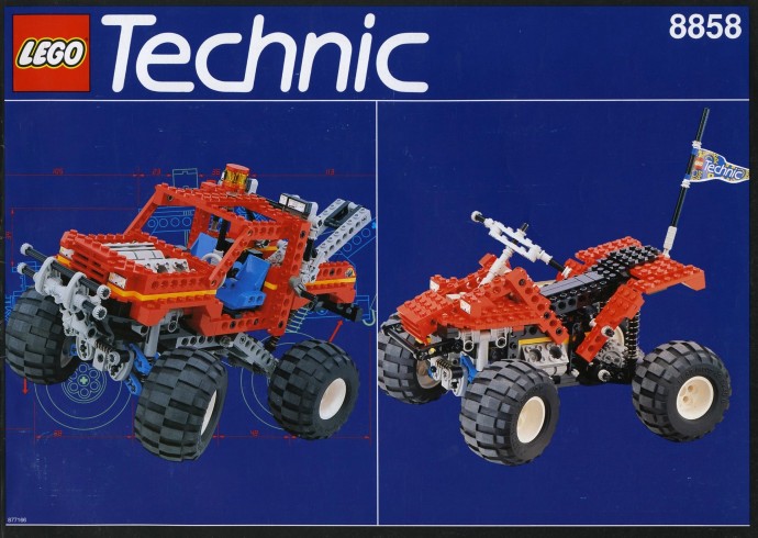 8858 Rebel Wrecker (Used) LEGO TECHNIC product image 1, provided for visual reference and product detail review