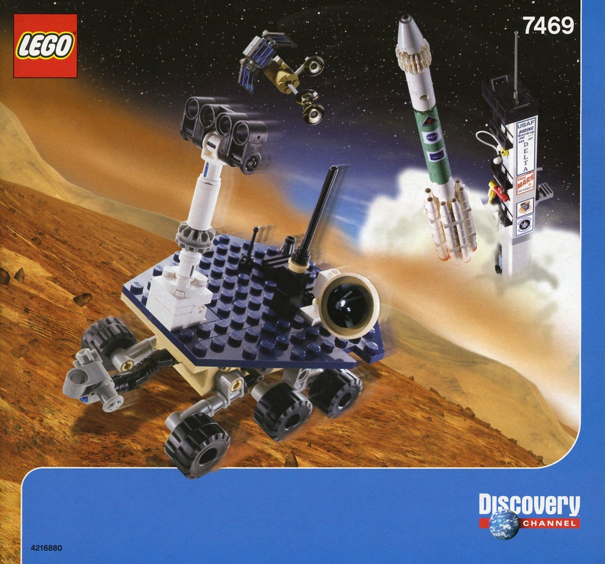 7469 Mission To Mars (Used) LEGO Discovery product image 2, provided for visual reference and product detail review
