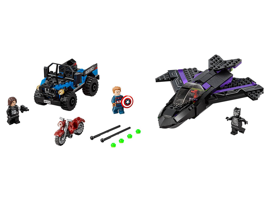 76047 Black Panther Pursuit (Used) LEGO Super Heroes product image 1, provided for visual reference and product detail review