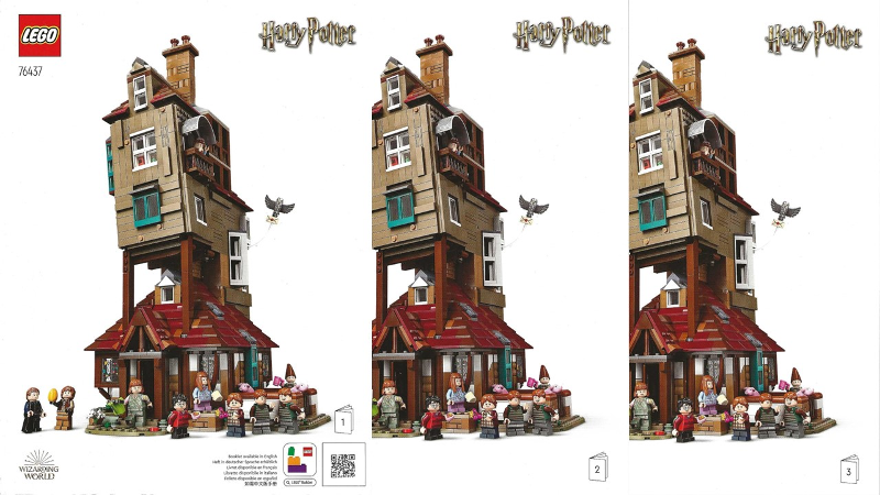 76437 The Burrow - Collectors' Edition (Certified) LEGO Harry Potter product image 2, provided for visual reference and