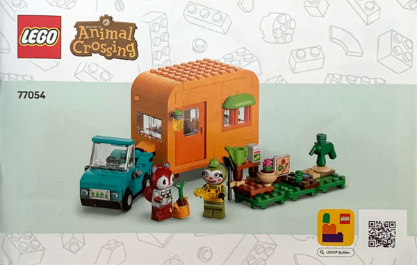 77054 Leif's Caravan & Garden Shop (Used) LEGO Animal Crossing product image 2, provided for visual reference and product