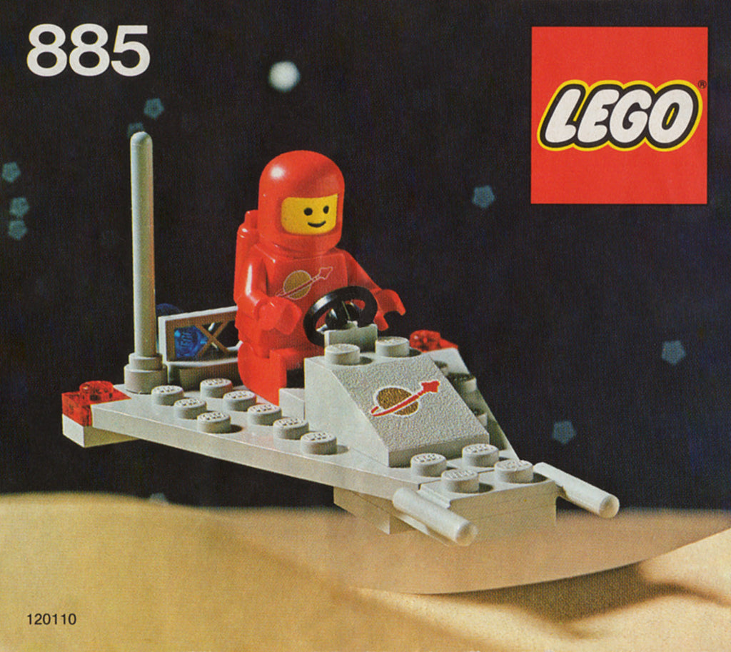 885 Space Scooter (Retired) LEGO Space product image 2, provided for visual reference and product detail review