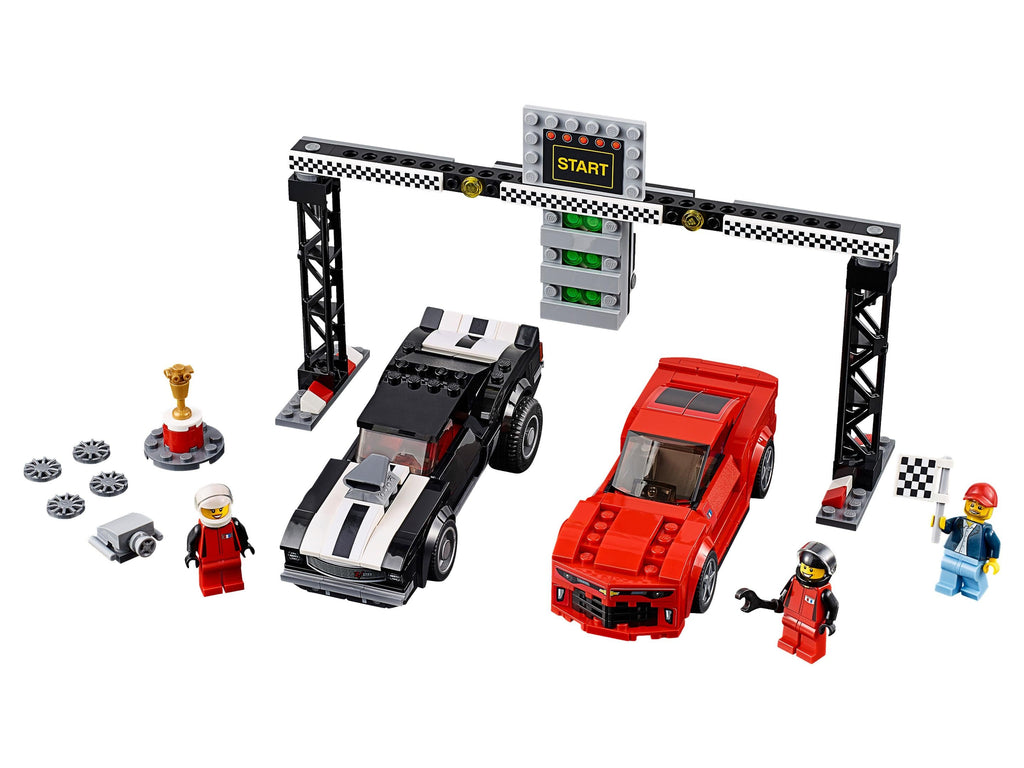 75874 Chevrolet Camaro Drag Race (Used) LEGO Speed Champions product image 1, provided for visual reference and product