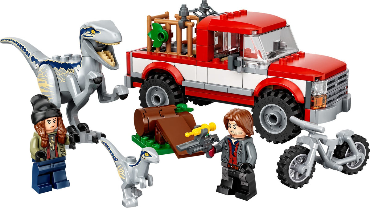 76946 Blue & Beta Velociraptor Capture (Used) LEGO Jurassic World product image 1, provided for visual reference and product